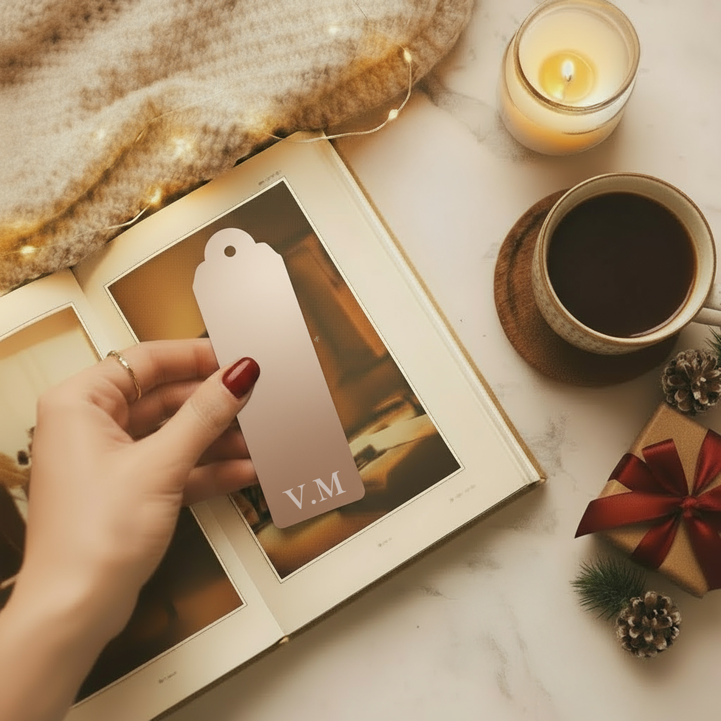 Personalised Bookmark Gift for Her